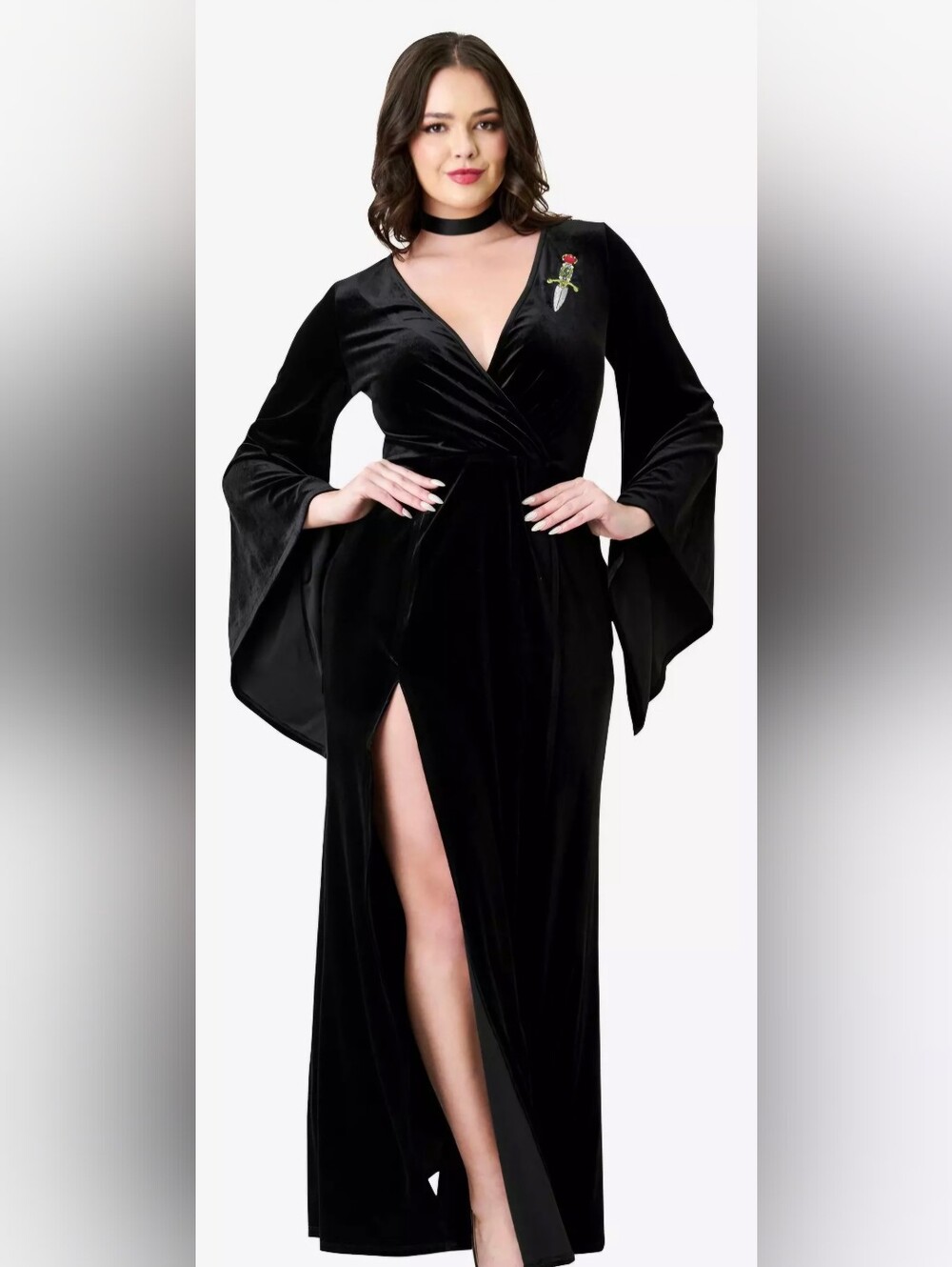 BNWT Unique Vintage Elvira Dress 1X